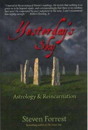 bokforside Yesterdays Sky, Astrology And Reincarnation, Steven Forrest