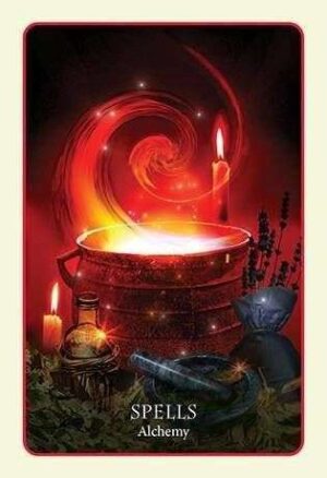 eksempelkort Oracle Cards Divination Of The Ancient.4 Spells Alchemy