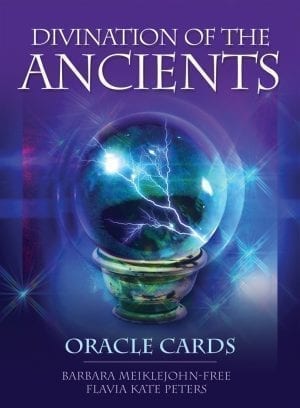cover Divination Of The Ancients Oracle Cards Med Dansk Guidebok
