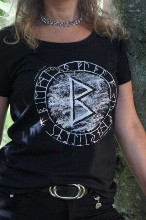 Female T Shirt With Runes