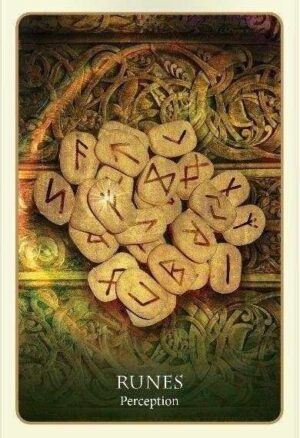 singel card Divination Of The Ancients Oracle Cards Runes Perception