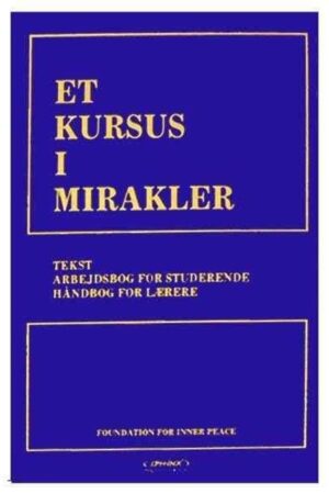 bokforrside - Et Kursus I Mirakler Innbundet Utgave