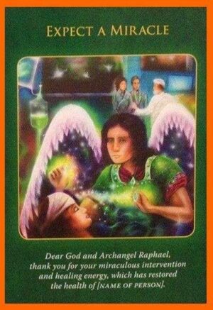 enkeltkort Expect A Miracle Card Archangel Raphael Doreen Virtue