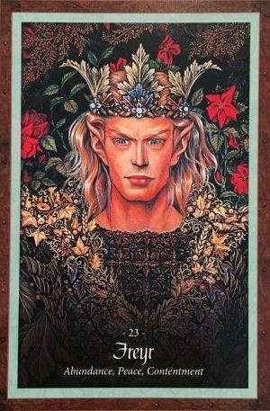 enkeltkort Freyr Fairy Forest Oracle Card