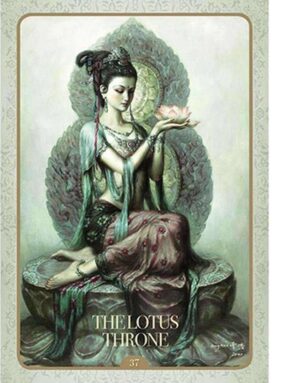 enkeltbilde Kuan Yin Oracle Cards The Lotus Throne
