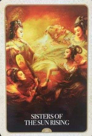 enkeltkort Sisters+of+the+Sun+Rising Kuan Yin Oracle Cards