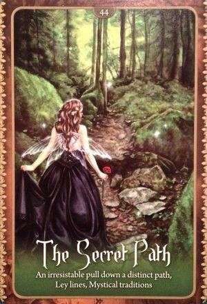 enkeltkort The Sacred Path The Faery Forest Oracle Card