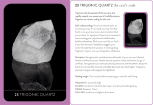 enkeltkort rigonic Quarts Crystal Wisdom Healing Oracle