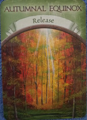 enkeltkort Autumnal Equinox Release Gaia Earth Magic Oracle Cards