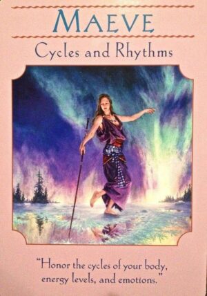 enkeltkort Cycles And Rhytms Goddess Guidance Oracle Cards