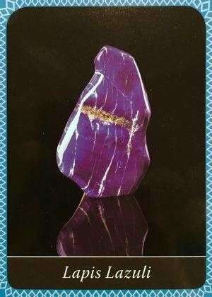 enkeltkort Lapis Lazuli, Crystal Wisdom Healing Oracle