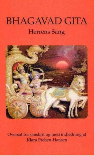 bokforside Bhagavad Gita Herrens Sang Oversat Fra Sanskrit