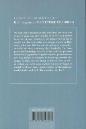 bokomtale K.e Løgstrup, Den Etiske Fordring
