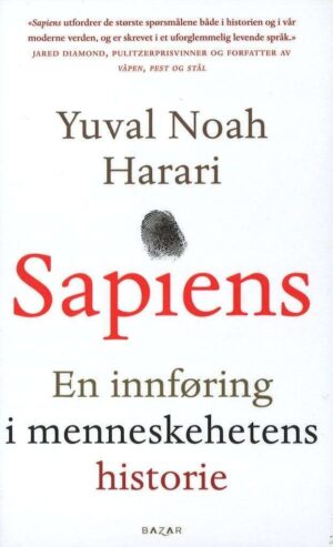 bokforside Sapiens En Innføring I Menneskehetens Historie Yuval Noah Harari