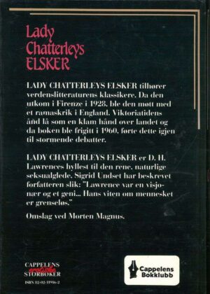 bokomtale D.H. Lawrence Lady Chatterleys Elsker