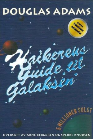 bokforside Douglas Adams Haikerens Guide Til Galaksen