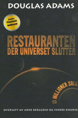 bokforside Restauranten Der Universet Slutter, Douglas Adams