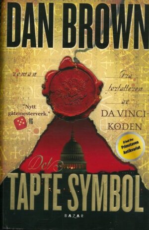 bokforside Det Tapte Symbol, Dan Brown