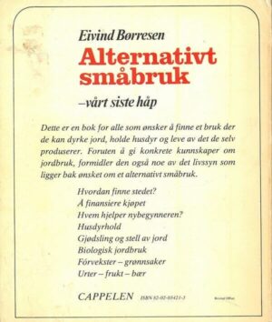 bokomtale Eivind Børresen, Alternativt Småbruk (1)