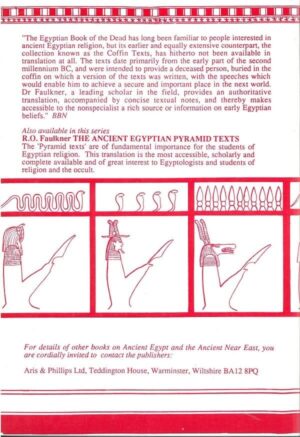 bokomtale R.o. Faulkner, The Ancient Egyptian Cofin Texts