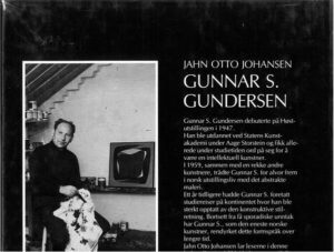 bokomtale Jan Otto Johansen, Gunnar S
