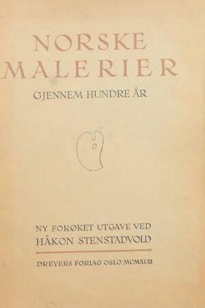bokforside Norske Malerier Gjennom 100 år, Håkon Stenstadvold
