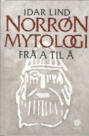 bokforside norroen mytologi fra a til aa, idar lind, innbundet