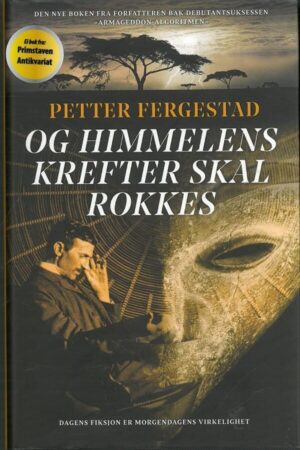 bokforside, Og Himmelens Krefter Rokkes, Petter Fergestad