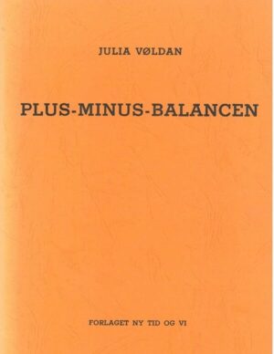 bokforside Plus Minus Balansen, Julia Voeldan