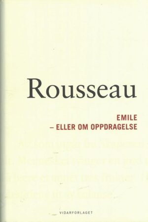 bokforside Emile, Eller Om Oppdragelse, Rousseau