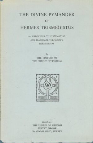 bokforside The Divine Pymander Of Hermes Trismegistos