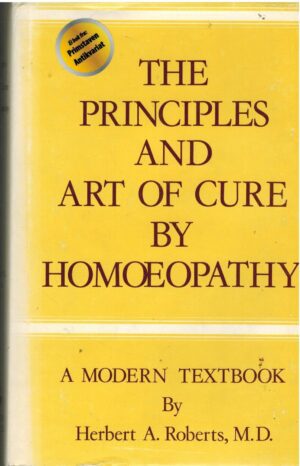 bokforside The Principles And Art Of Cure By Homoeopathy