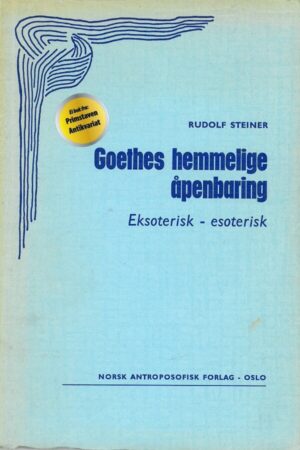 bokforside Goethes Hemmelige åpenbaring, Eksoterisk, Esoterisk