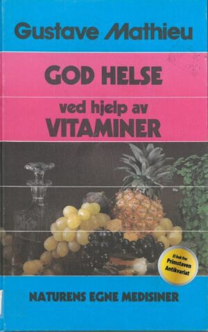 bokforside God helse ved hjelp av vitaminer