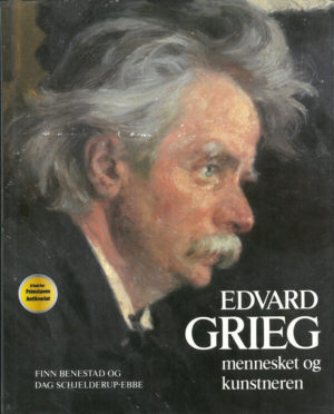 bokforside Edvard Grieg. Mennesket og kunstneren