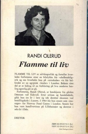 bokomtale Randi Olerud, Flamme Til Liv (1)