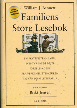 bokforside Familiens Store Lesebok, Sagn,m Eventyr, Fortellinger