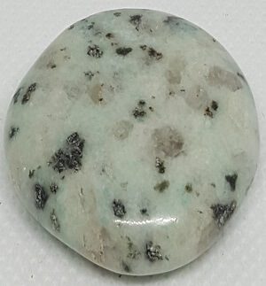 Lommestein Flat Jaspis sesam Kiwi Stone