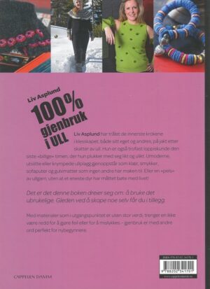 bokomtale Liv Asplund, 100% Gjenbruk Med Ull