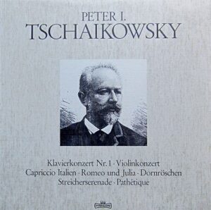 frontcover Peter I Tschaikowsky Boks 5 Lp