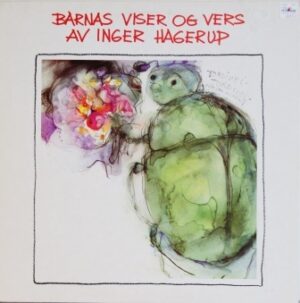 platecover Barnas viser og vers, Inger Hagerup, vinyl