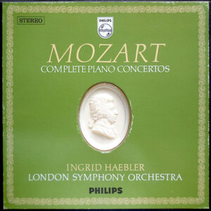 frontcover Mozart Ingrid Haebler, London Symphony Or. – Compl. Piano Con.