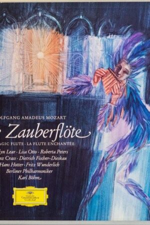 platecover Wolfgang Amadeus Mozart, Die Zauberflote, The Magic Flute, Vinyl