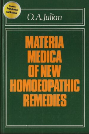 bokforside Materia Medica Of New Homeopathic Remedies, O.A. Julian