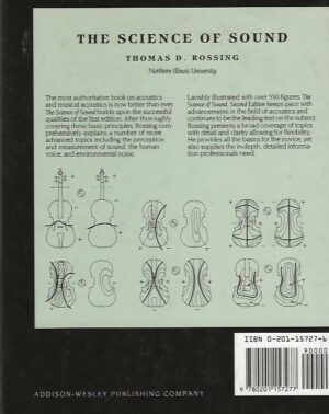bokomtale Thomas D. Rossing The Science Of Sound