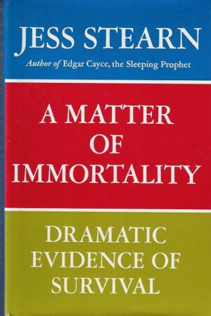 bokforside A Mattr Of Immortality, Jess Stearn
