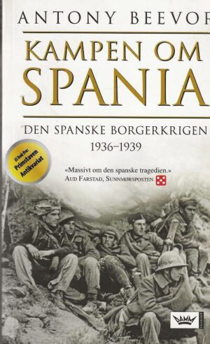 bokforside Kampen Om Spania Den Spanske Borgerkrigen, Antony Beevor