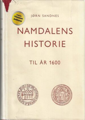 bokforside Namdalens Historie Frem Til år 1600, Jørn Sandnes