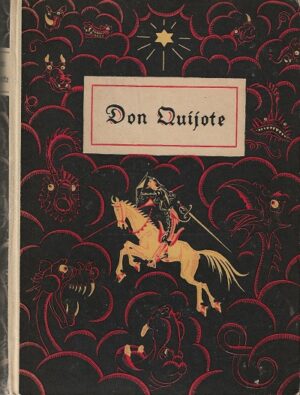 bokforside Don Quijote Von Der Mancha, Leipzig 1921