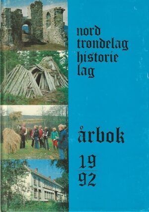 bokforside Nord Trøndelag Historielag, årbok 1992